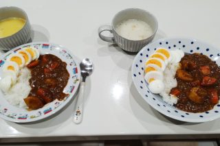 「娘とカレー」